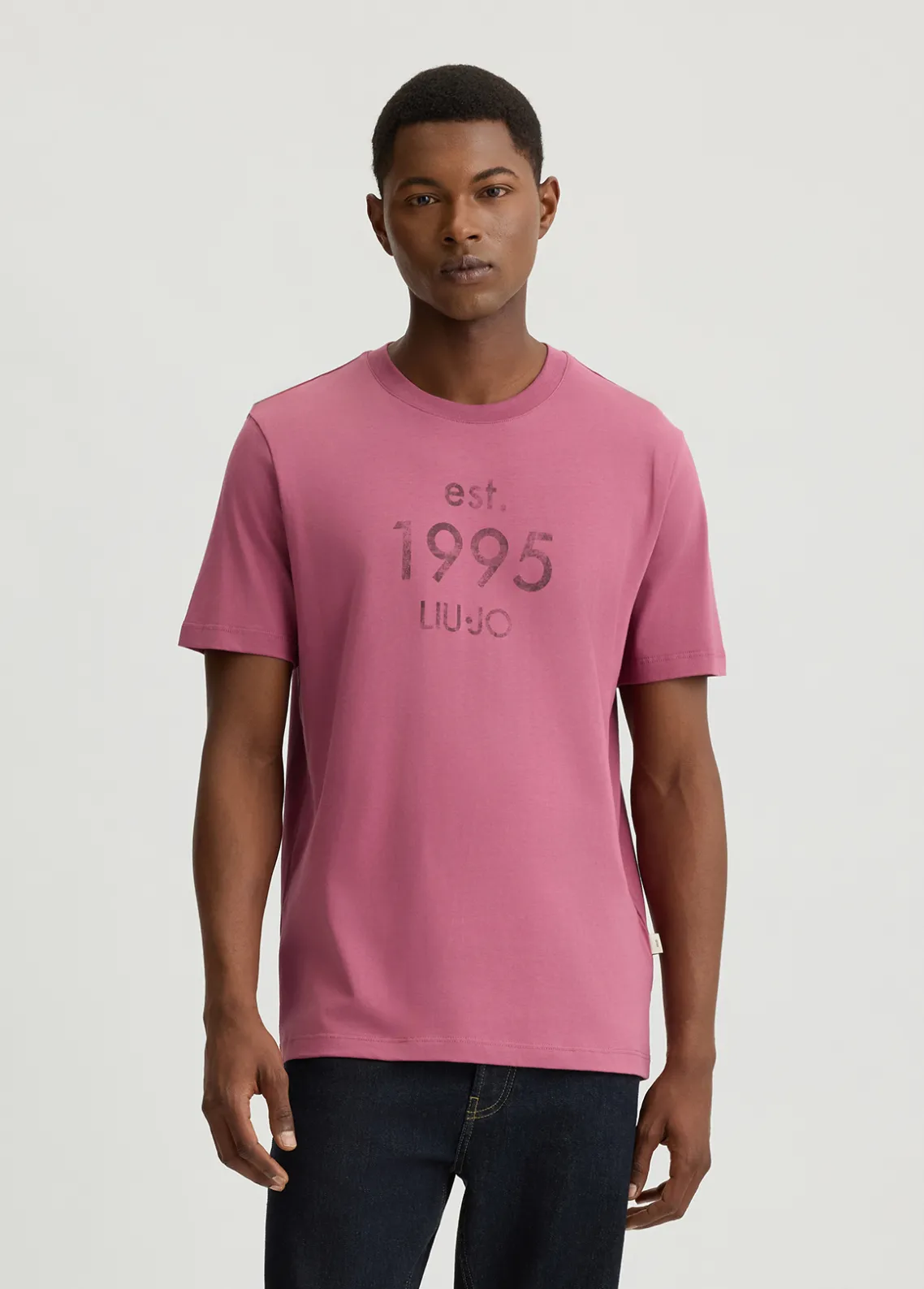 Liu Jo Camiseta con logotipo estampado-Hombre Polos Y Camisetas