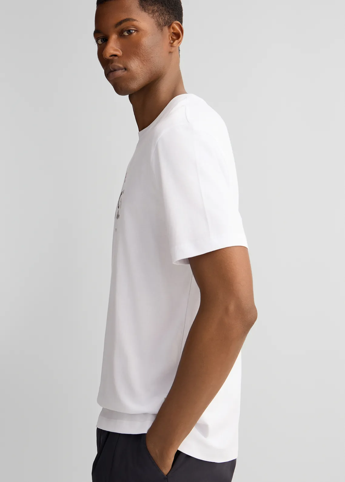 Liu Jo Camiseta con logotipo estampado-Hombre Polos Y Camisetas