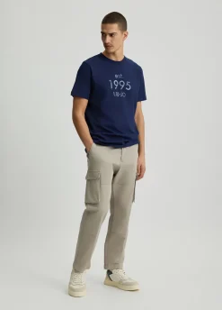 Liu Jo Camiseta con logotipo estampado-Hombre Polos Y Camisetas