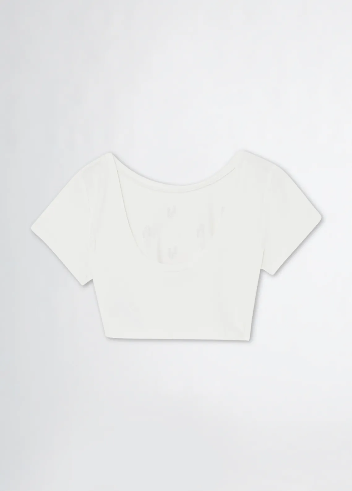 Liu Jo Camiseta con logotipo y strass- Camisetas