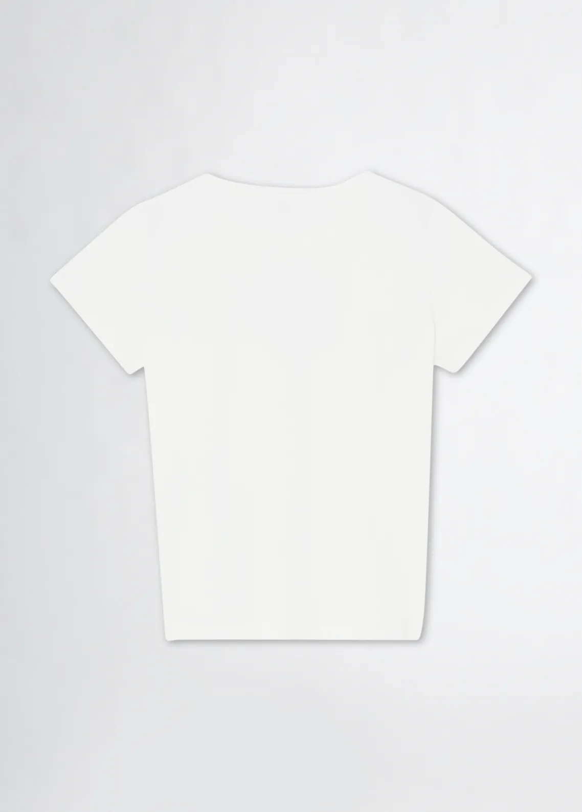 Liu Jo Camiseta con logotipo y strass- Camisetas
