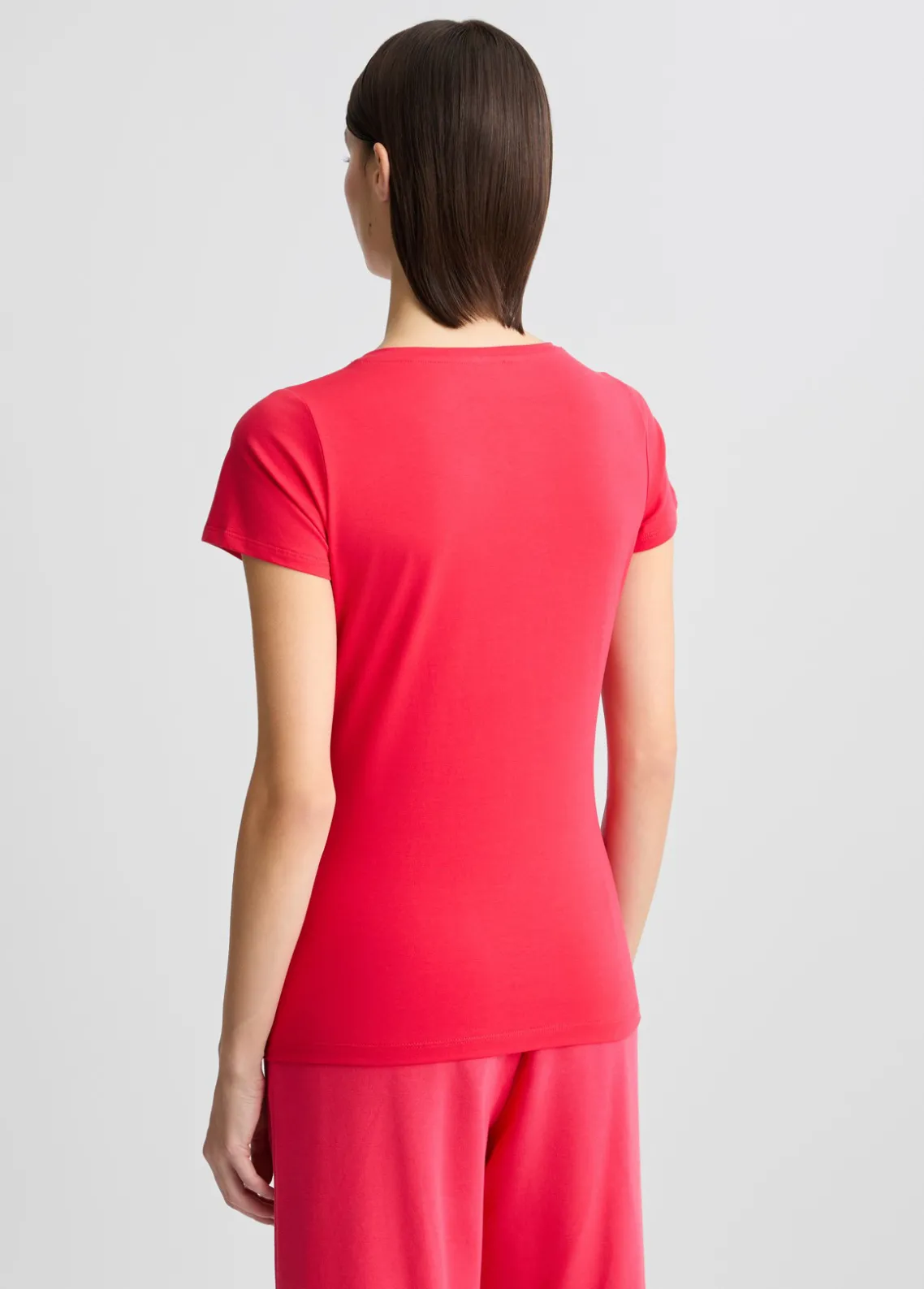 Liu Jo Camiseta con logotipo y strass-Mujer Moda Baño|Camisetas Y Tops