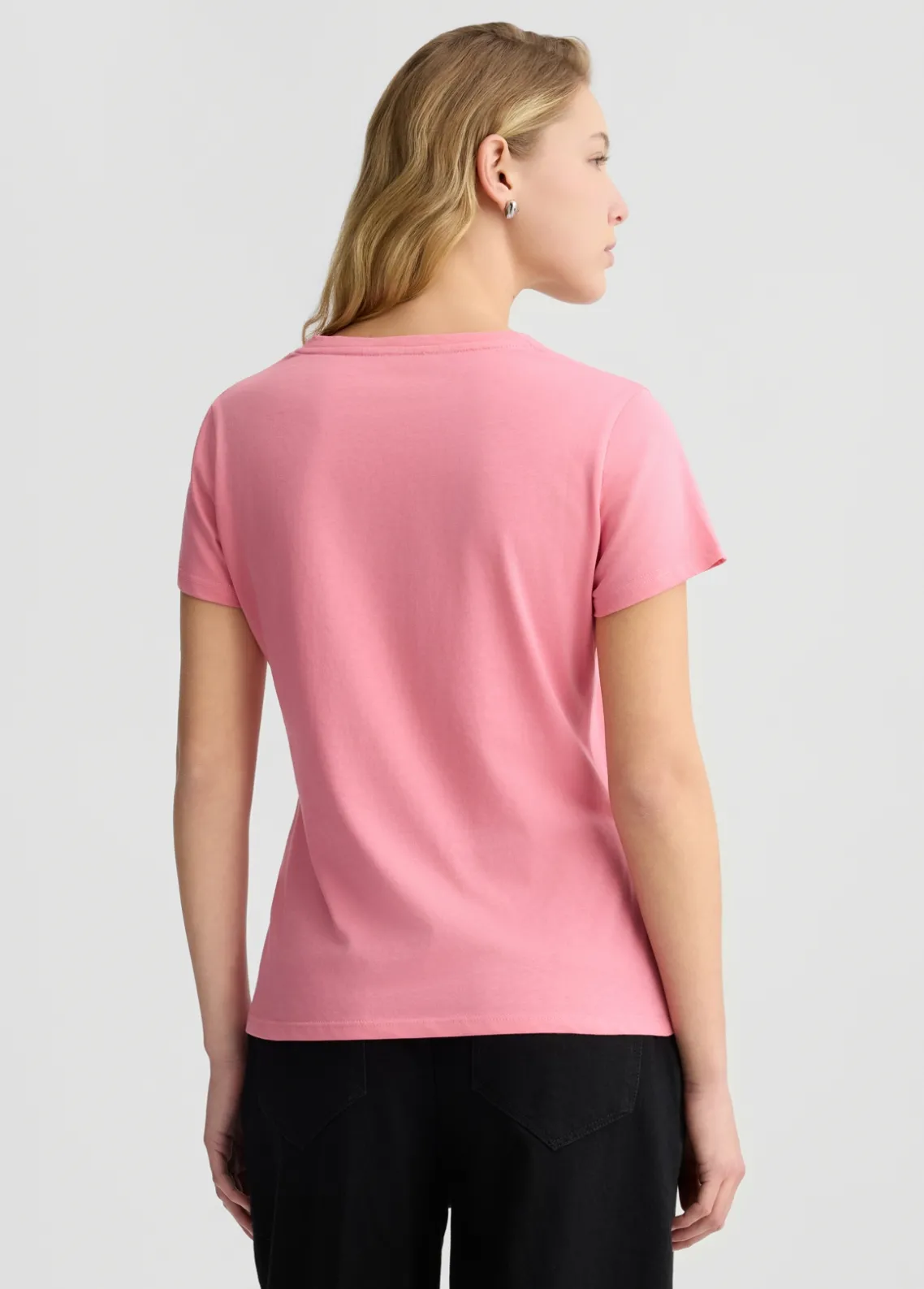 Liu Jo Camiseta con logotipo y strass-Mujer Ropa Deportiva|Camisetas Y Tops