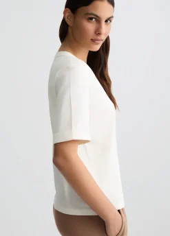 Liu Jo Camiseta con logotipo y strass-Mujer Ropa Deportiva|Camisetas Y Tops