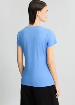 Liu Jo Camiseta con logotipo y strass-Mujer Camisetas Y Tops