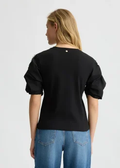 Liu Jo Camiseta con pedrería-Mujer Camisetas Y Tops