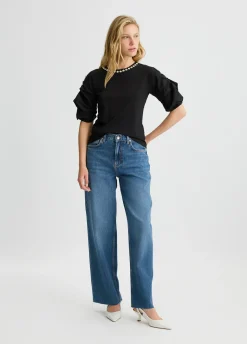 Liu Jo Camiseta con pedrería-Mujer Camisetas Y Tops