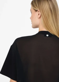 Liu Jo Camiseta con perlas y strass-Mujer Camisetas Y Tops