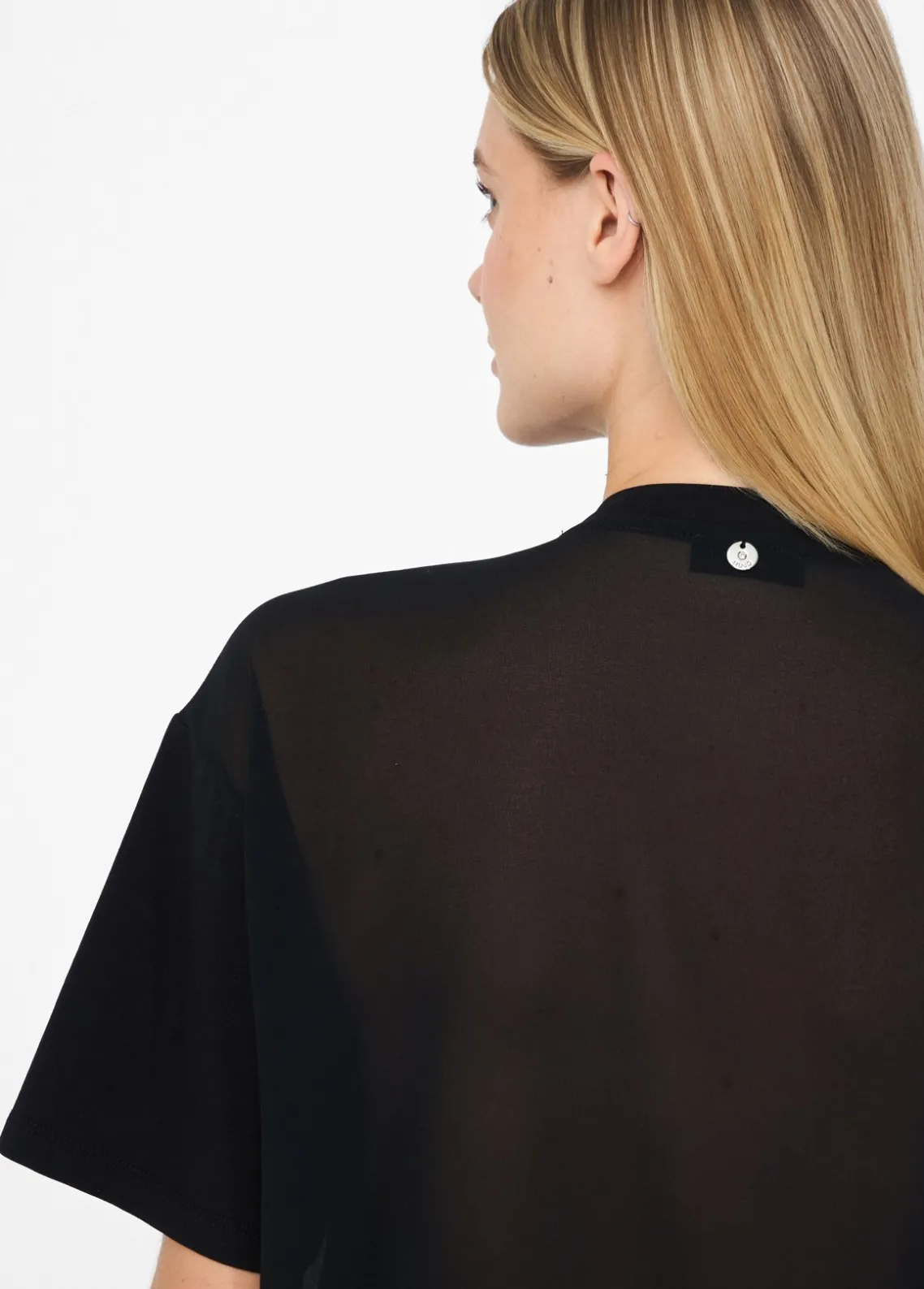 Liu Jo Camiseta con perlas y strass-Mujer Camisetas Y Tops