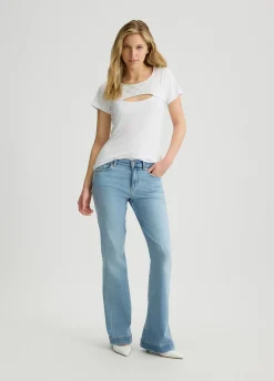 Liu Jo Camiseta con recorte-Mujer Moda Baño