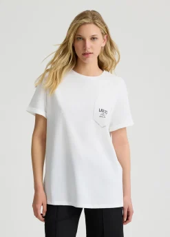 Liu Jo Camiseta con strass-Mujer Camisetas Y Tops