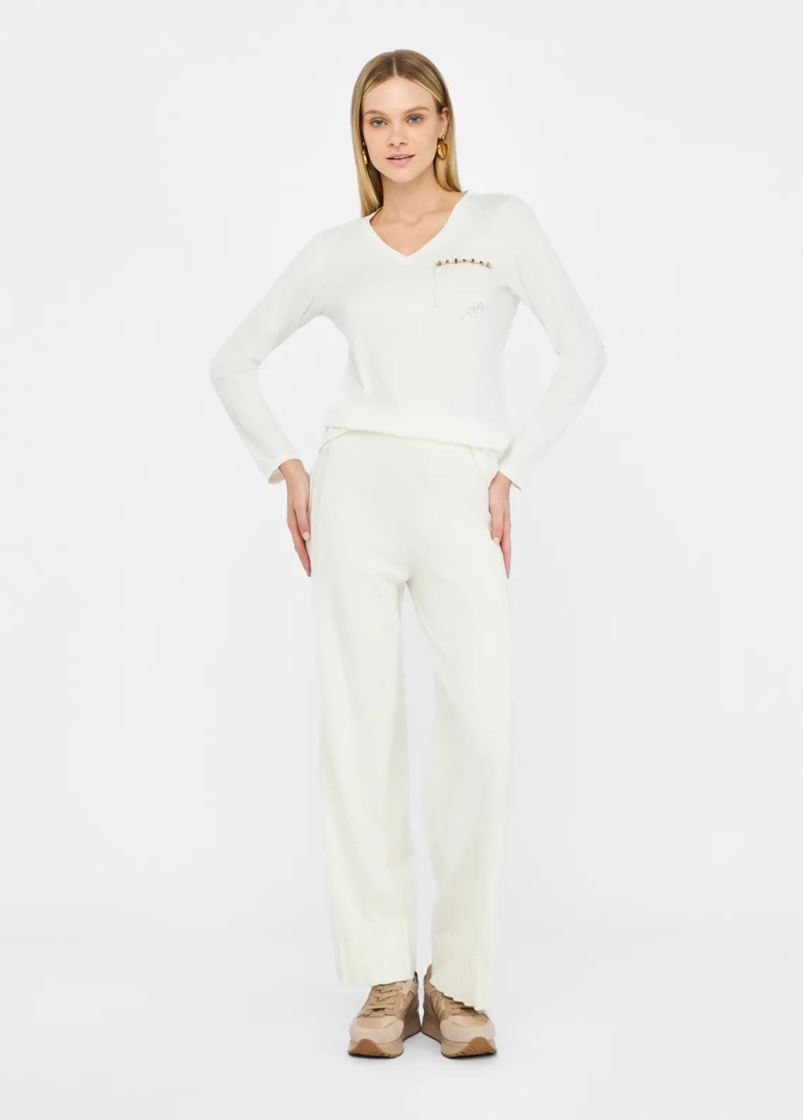 Liu Jo Camiseta con strass-Mujer Camisetas Y Tops