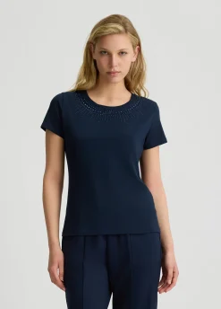 Liu Jo Camiseta con strass-Mujer Ropa Deportiva|Camisetas Y Tops
