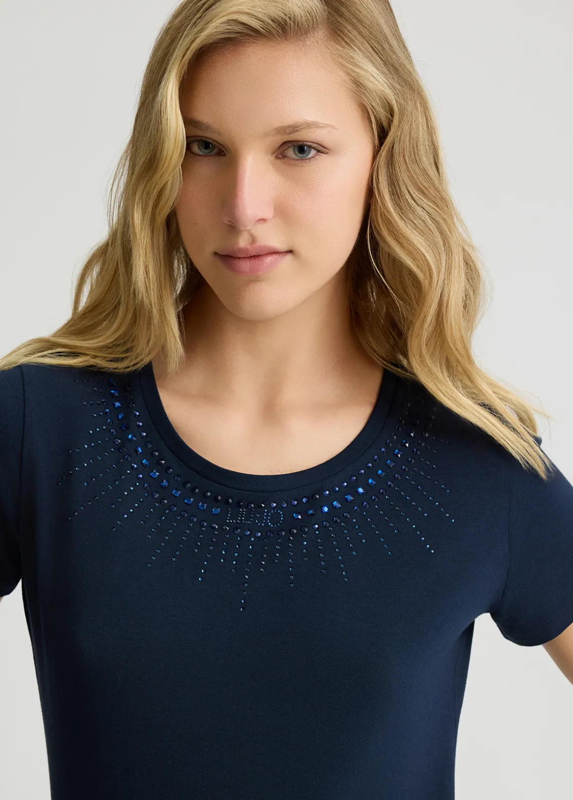 Liu Jo Camiseta con strass-Mujer Ropa Deportiva|Camisetas Y Tops