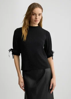 Liu Jo Camiseta con strass-Mujer Camisas Y Blusas