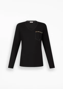 Liu Jo Camiseta con strass-Mujer Camisetas Y Tops