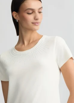 Liu Jo Camiseta con strass-Mujer Ropa Deportiva|Camisetas Y Tops