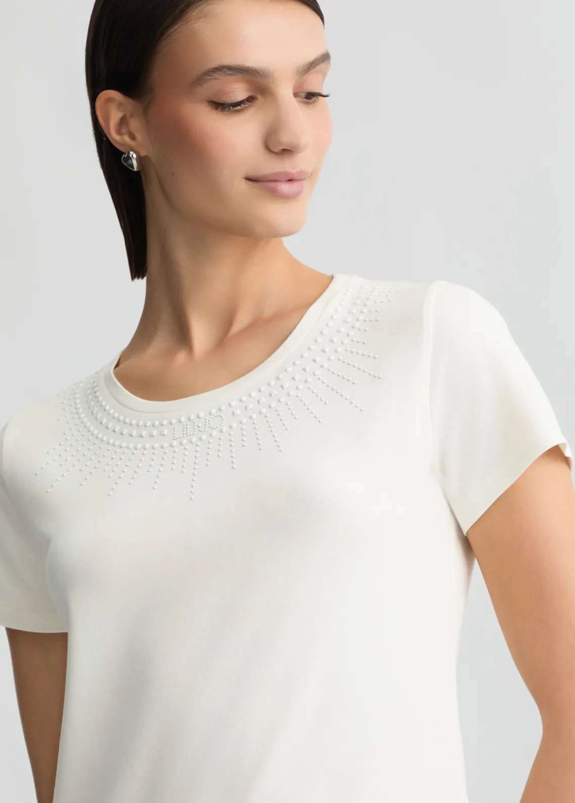Liu Jo Camiseta con strass-Mujer Ropa Deportiva|Camisetas Y Tops