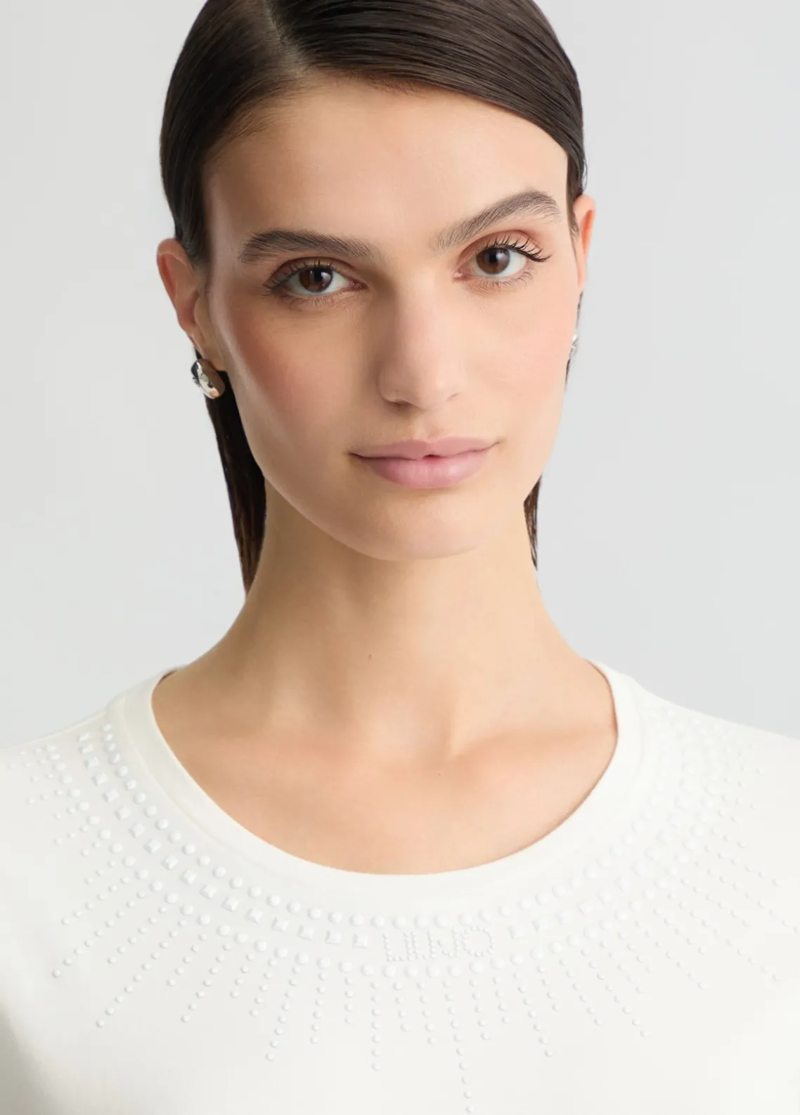 Liu Jo Camiseta con strass-Mujer Ropa Deportiva|Camisetas Y Tops