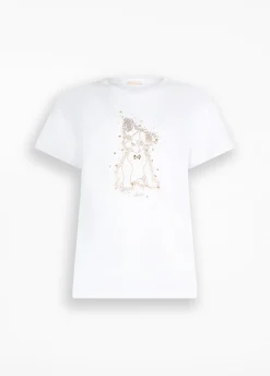 Liu Jo Camiseta con strass-Mujer Camisetas Y Tops