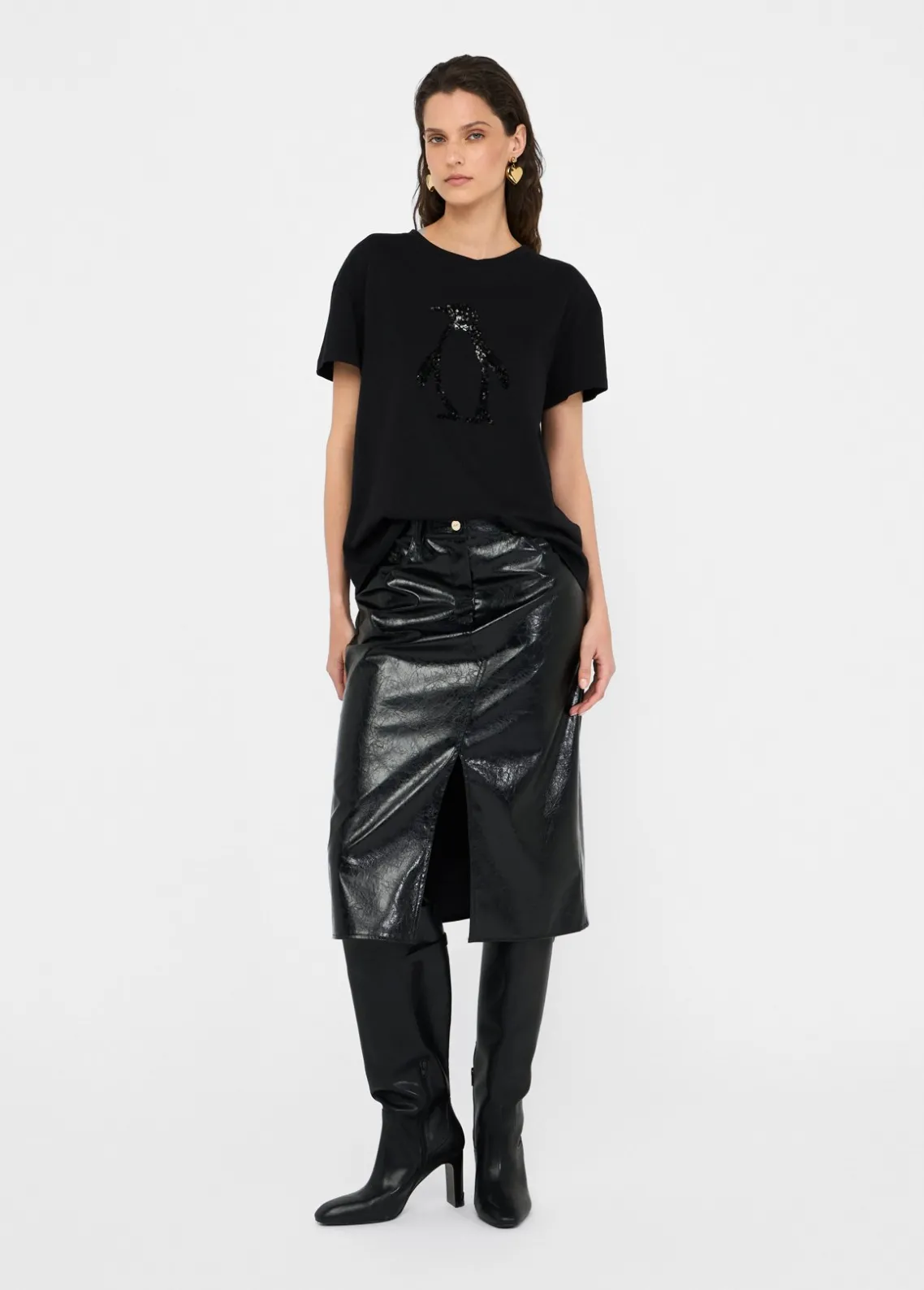 Liu Jo Camiseta con strass-Mujer Camisetas Y Tops