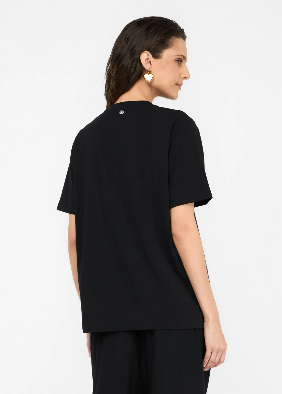 Liu Jo Camiseta con strass-Mujer Camisetas Y Tops