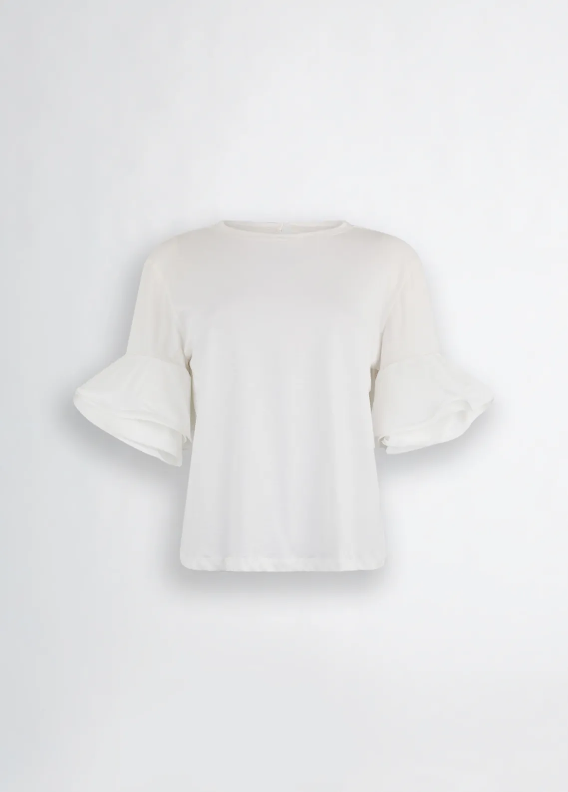 Liu Jo Camiseta con volante-Mujer Camisetas Y Tops