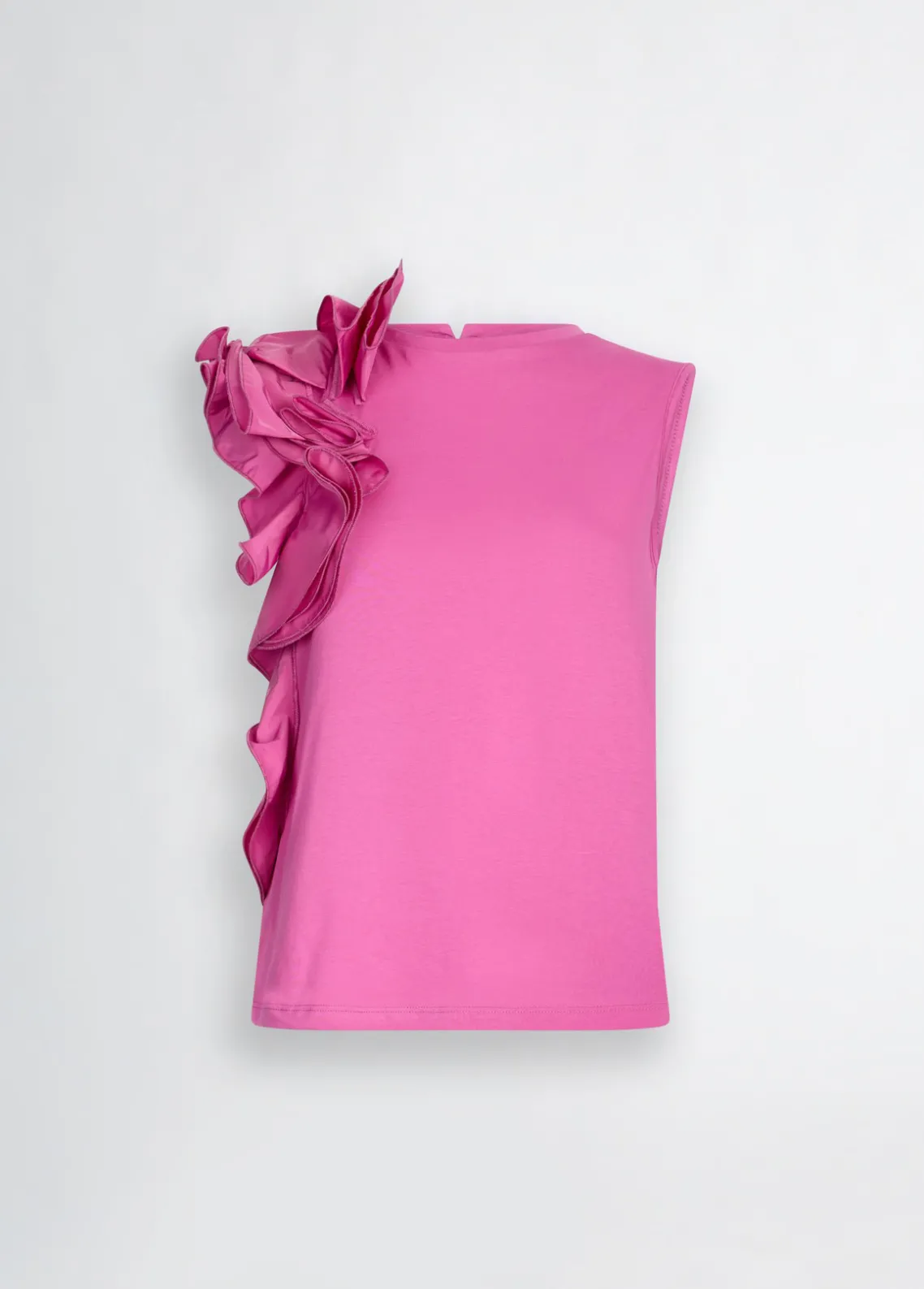 Liu Jo Camiseta con volantes-Mujer Camisetas Y Tops