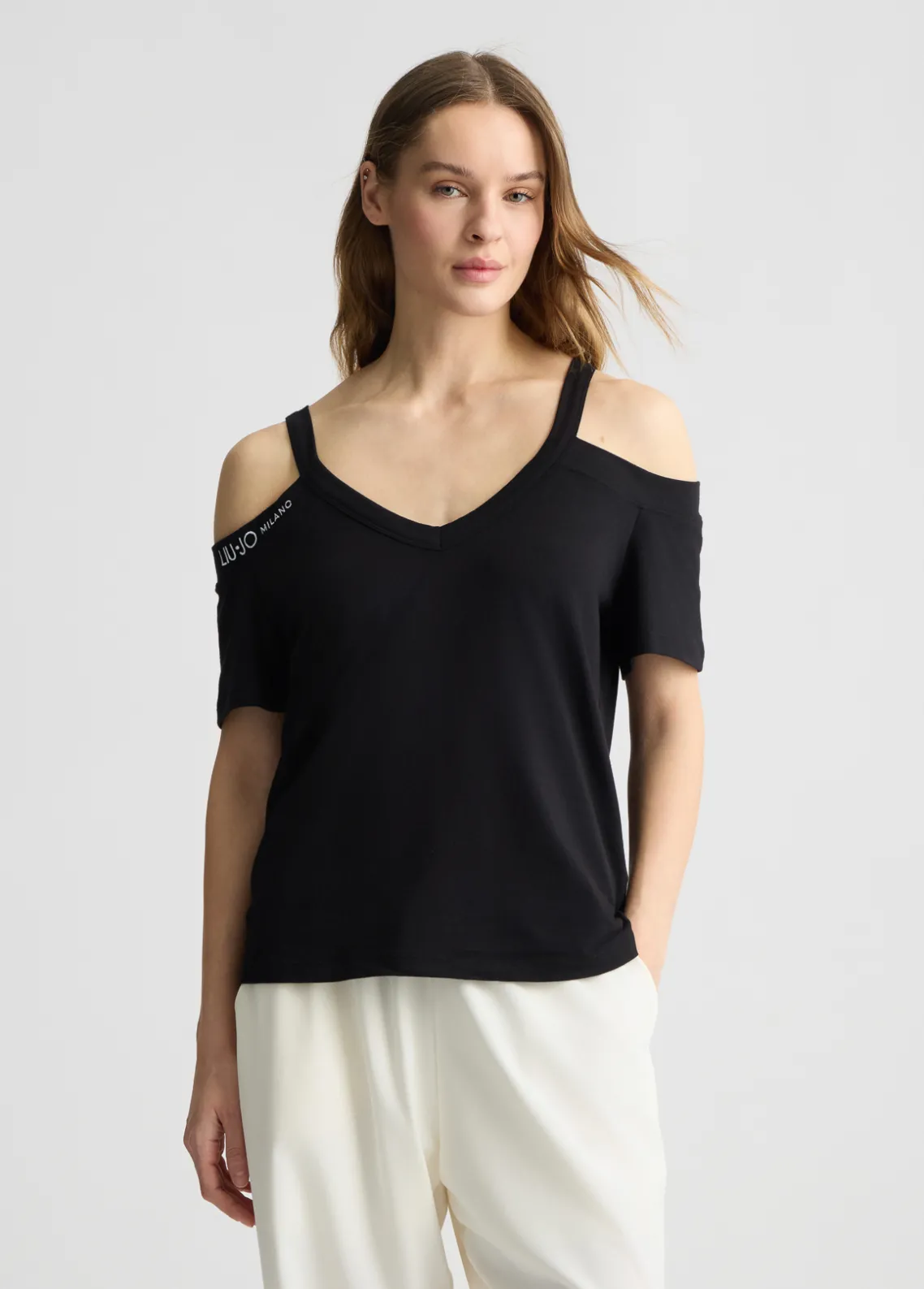 Liu Jo Camiseta de algodón-Mujer Ropa Deportiva|Camisetas Y Tops