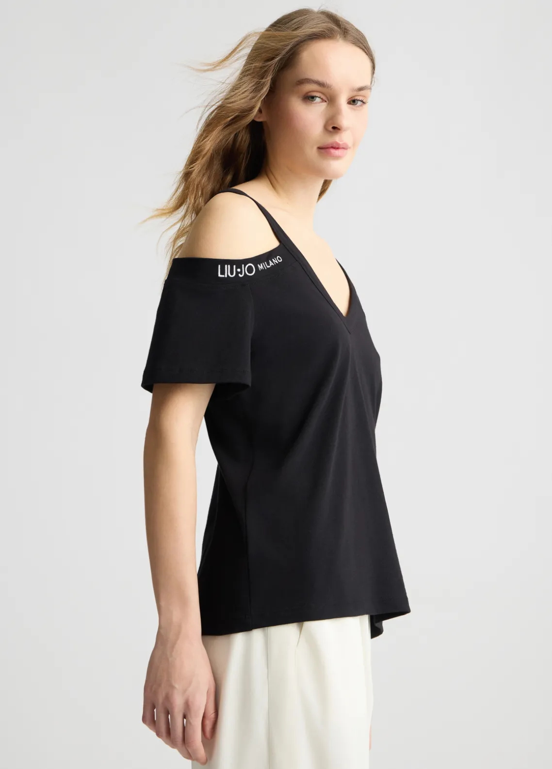 Liu Jo Camiseta de algodón-Mujer Ropa Deportiva|Camisetas Y Tops