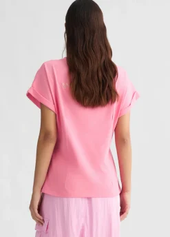 Liu Jo Camiseta de algodón-Mujer Ropa Deportiva|Camisetas Y Tops