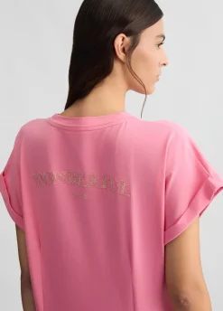 Liu Jo Camiseta de algodón-Mujer Ropa Deportiva|Camisetas Y Tops