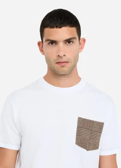 Liu Jo Camiseta de algodón con bolsillo-Hombre Polos Y Camisetas