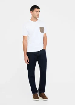Liu Jo Camiseta de algodón con bolsillo-Hombre Polos Y Camisetas
