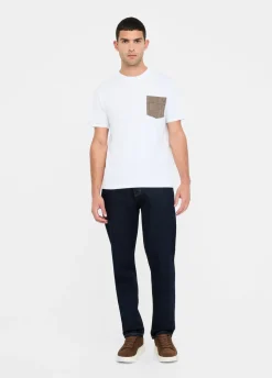 Liu Jo Camiseta de algodón con bolsillo-Hombre Polos Y Camisetas