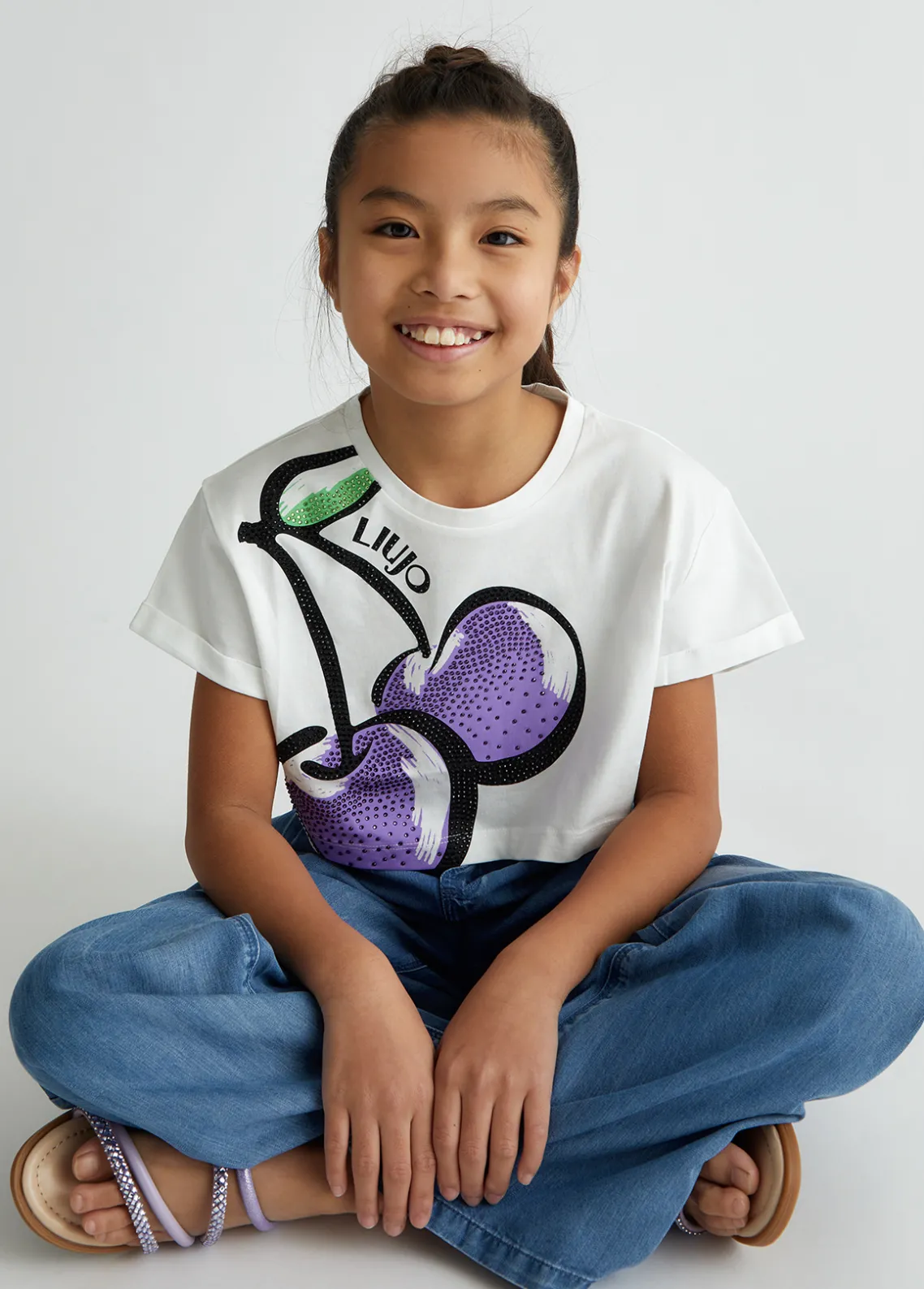 Liu Jo Camiseta de algodón con estampado- Camisetas