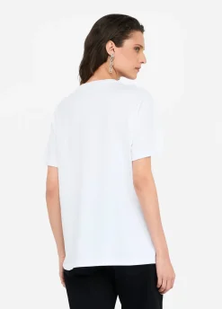 Liu Jo Camiseta de algodón con estampado-Mujer Camisetas Y Tops