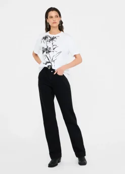 Liu Jo Camiseta de algodón con estampado-Mujer Camisetas Y Tops
