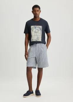 Liu Jo Camiseta de algodón con estampado-Hombre Polos Y Camisetas