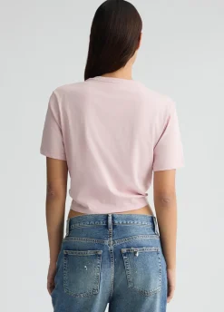 Liu Jo Camiseta de algodón con logotipo-Mujer Camisetas Y Tops