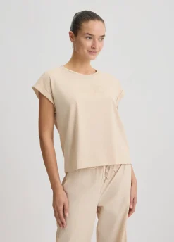 Liu Jo Camiseta de algodón con logotipo-Mujer Ropa Deportiva|Camisetas Y Tops