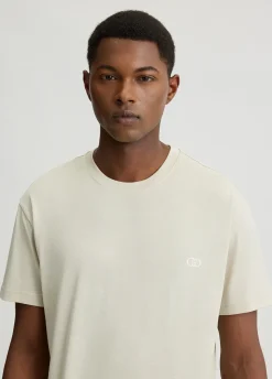 Liu Jo Camiseta de algodón con logotipo-Hombre Polos Y Camisetas