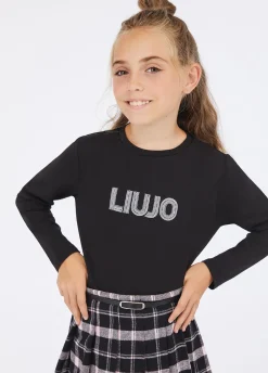 Liu Jo Camiseta de algodón con logotipo- Camisetas
