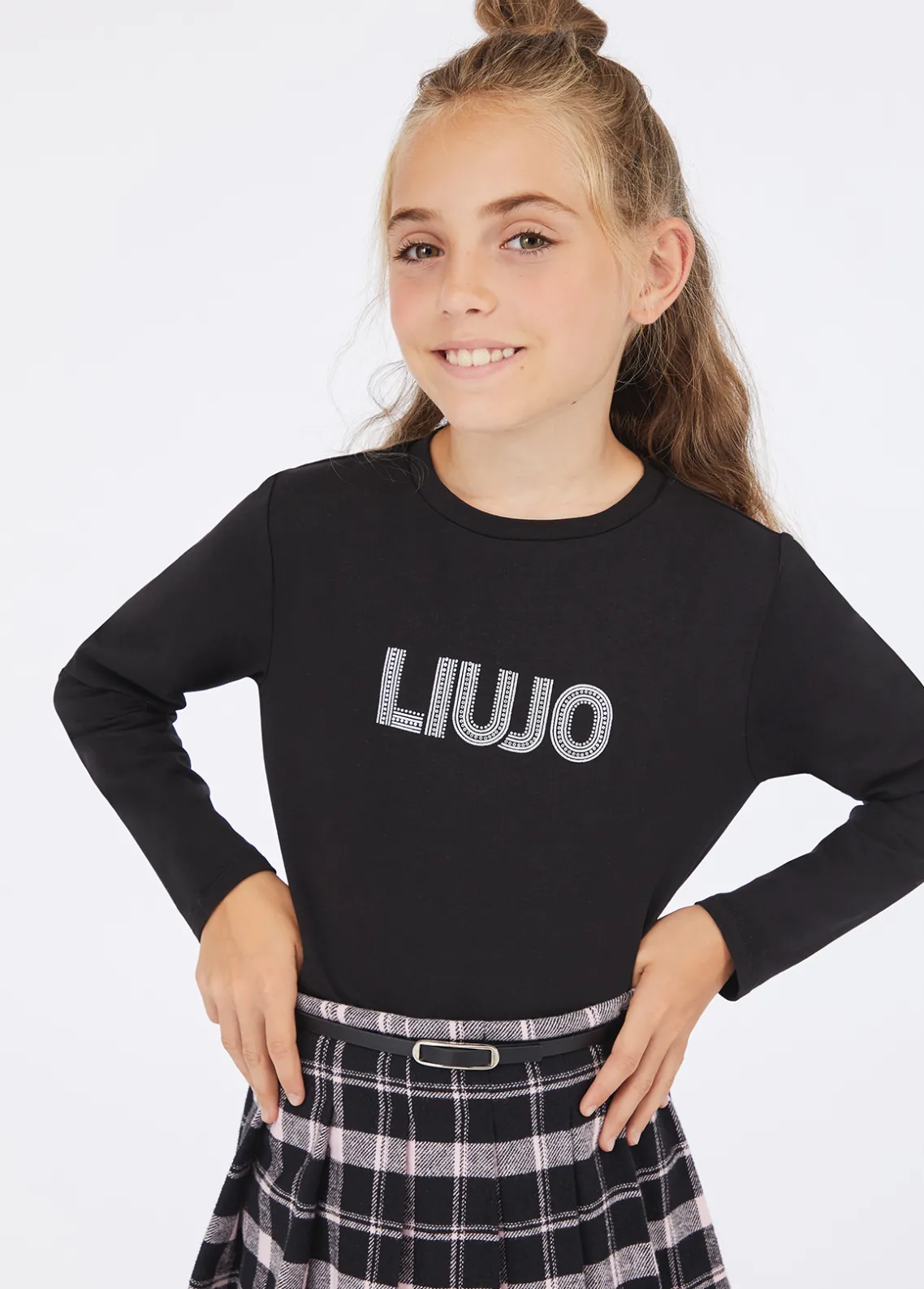Liu Jo Camiseta de algodón con logotipo- Camisetas