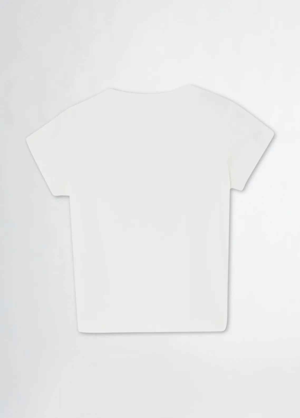 Liu Jo Camiseta de algodón con logotipo y strass- Camisetas
