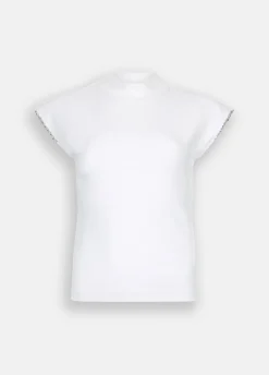 Liu Jo Camiseta de algodón con strass-Mujer Camisetas Y Tops