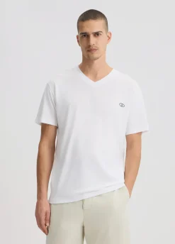 Liu Jo Camiseta de cuello en V-Hombre Polos Y Camisetas