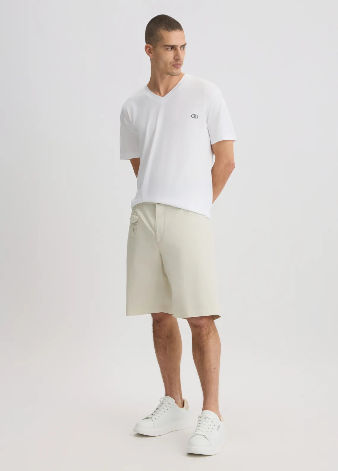 Liu Jo Camiseta de cuello en V-Hombre Polos Y Camisetas