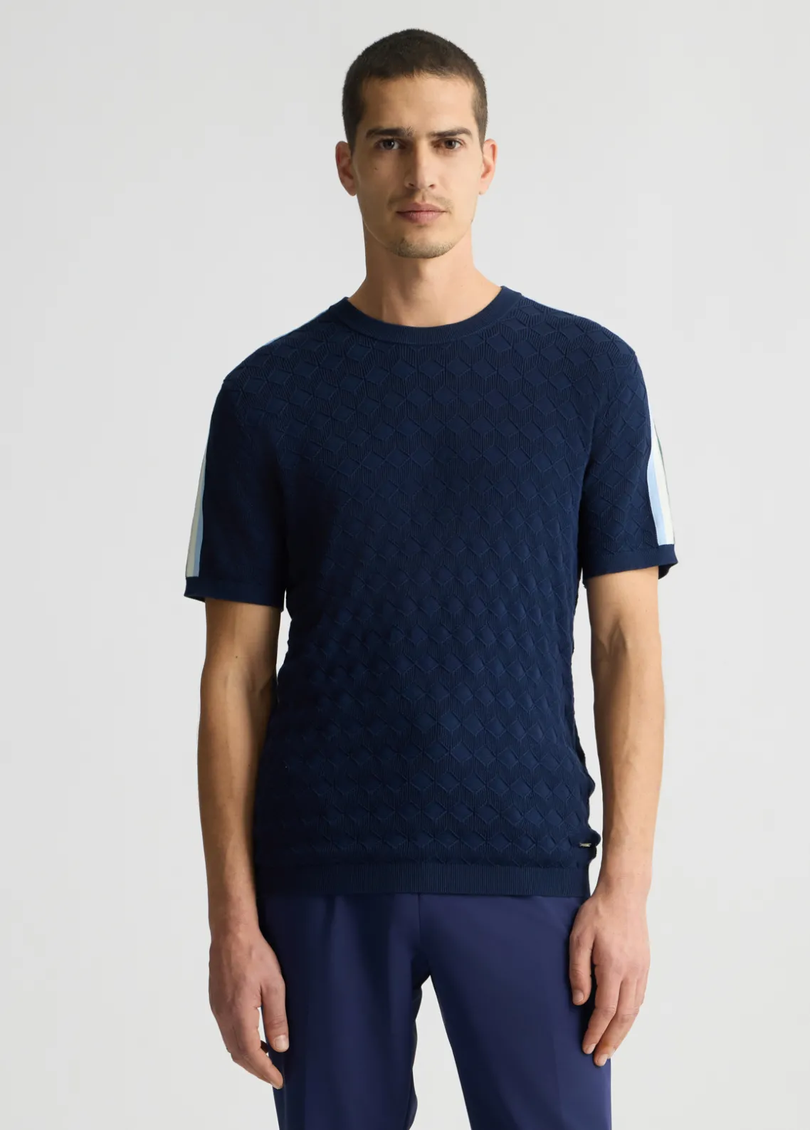 Liu Jo Camiseta de jacquard-Hombre Jerséis Y Sudaderas