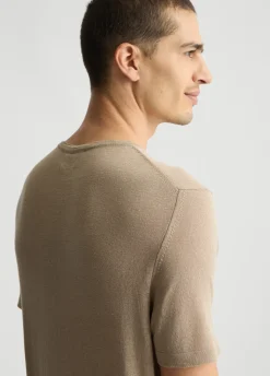 Liu Jo Camiseta de lino y algodón-Hombre Jerséis Y Sudaderas